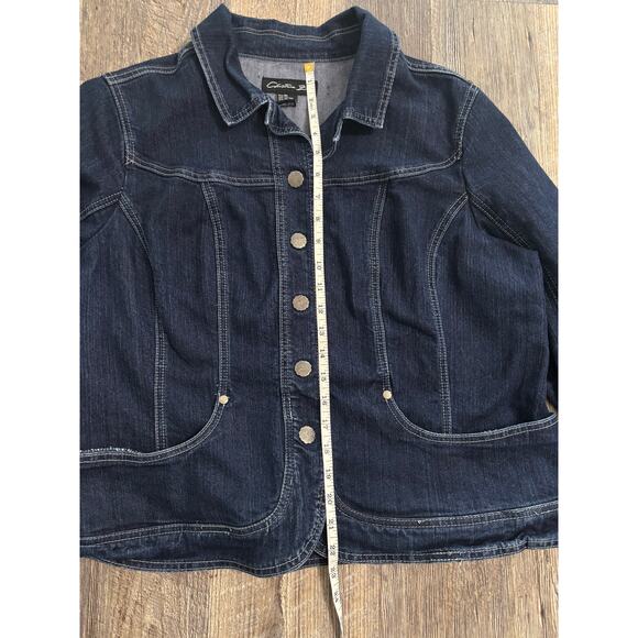 Christiana Zimm Denim Jacket Size 2X - Picture 2 of 5